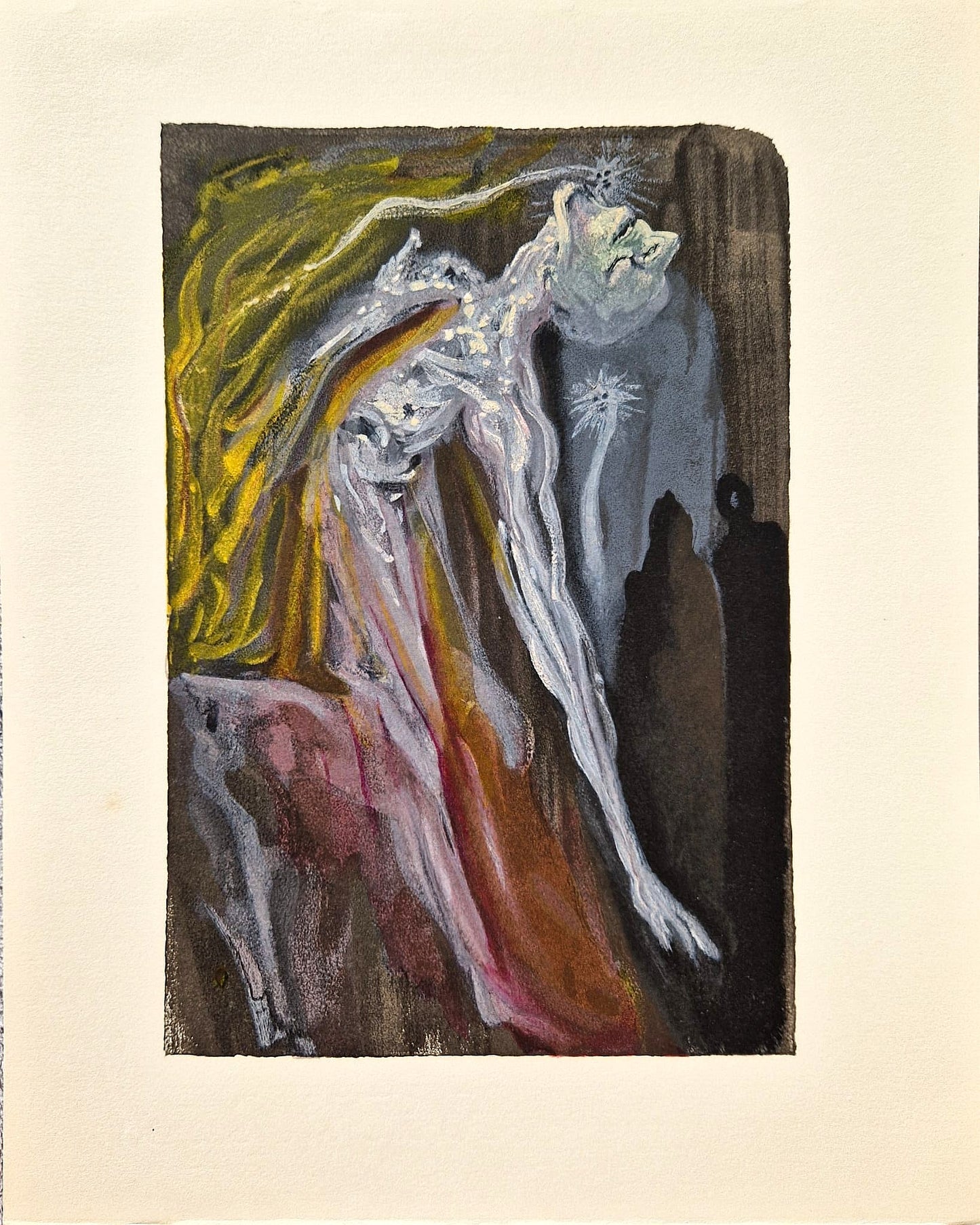 SALVADOR DALI - Fúrie (Dante - Božská komédia) (Bez rámu) Drevoryt