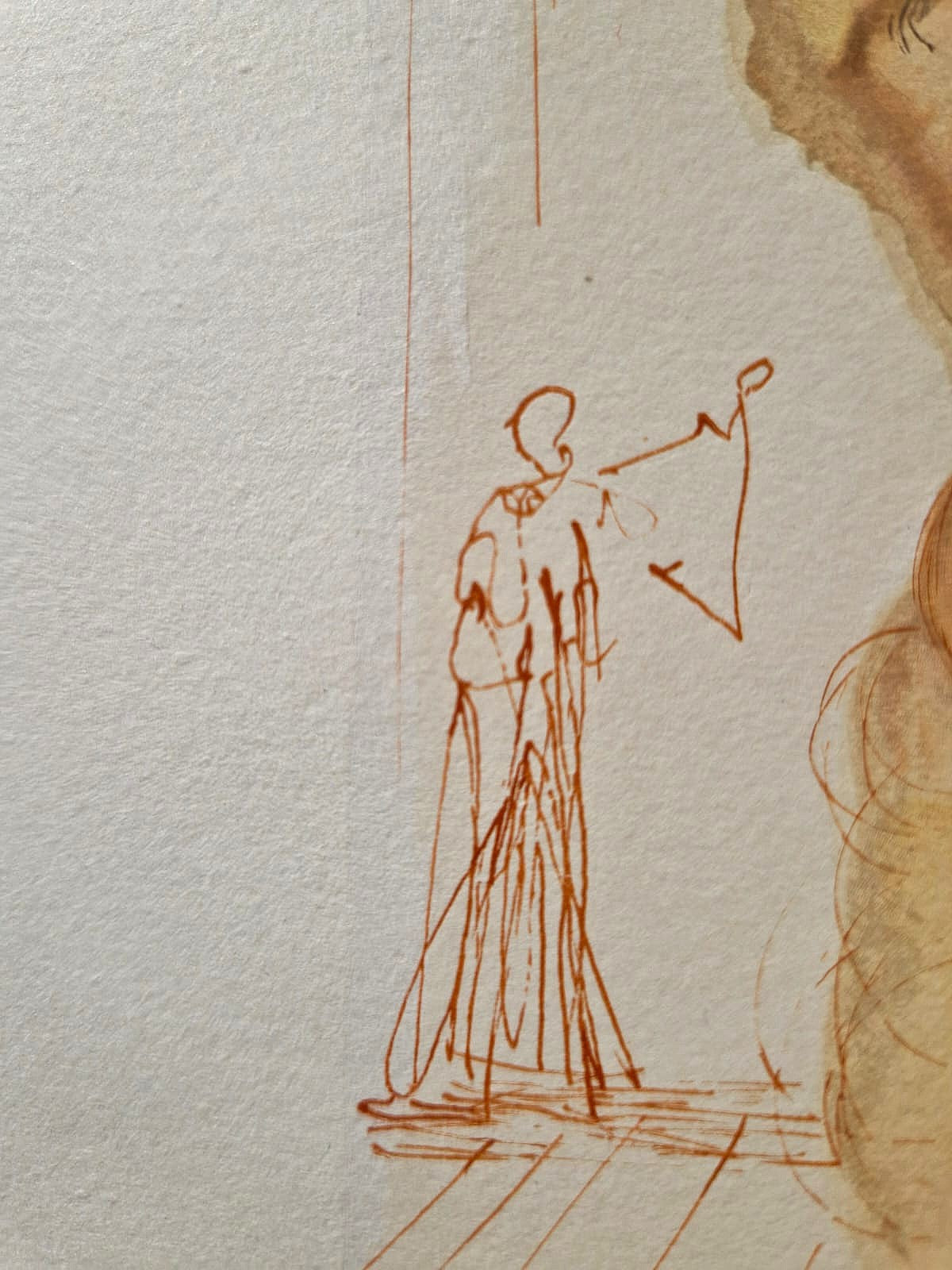 SALVADOR DALI - The angry ones (Dante - Divine Comedy) (Unframed)