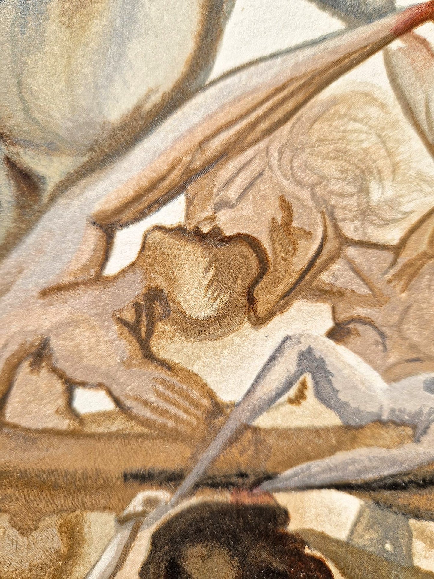 SALVADOR DALI - On the Edge of the Seventh Circle (Dante - Divine Comedy) (Unframed) Woodcut