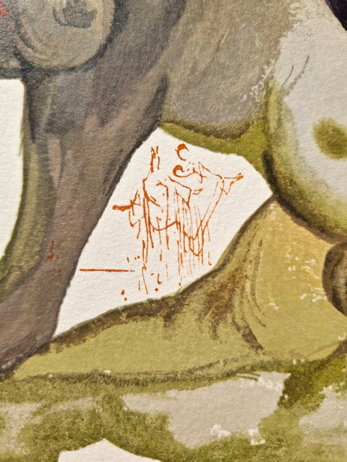 SALVADOR DALI - The Minotaur (Dante - Divine Comedy) (Unframed)