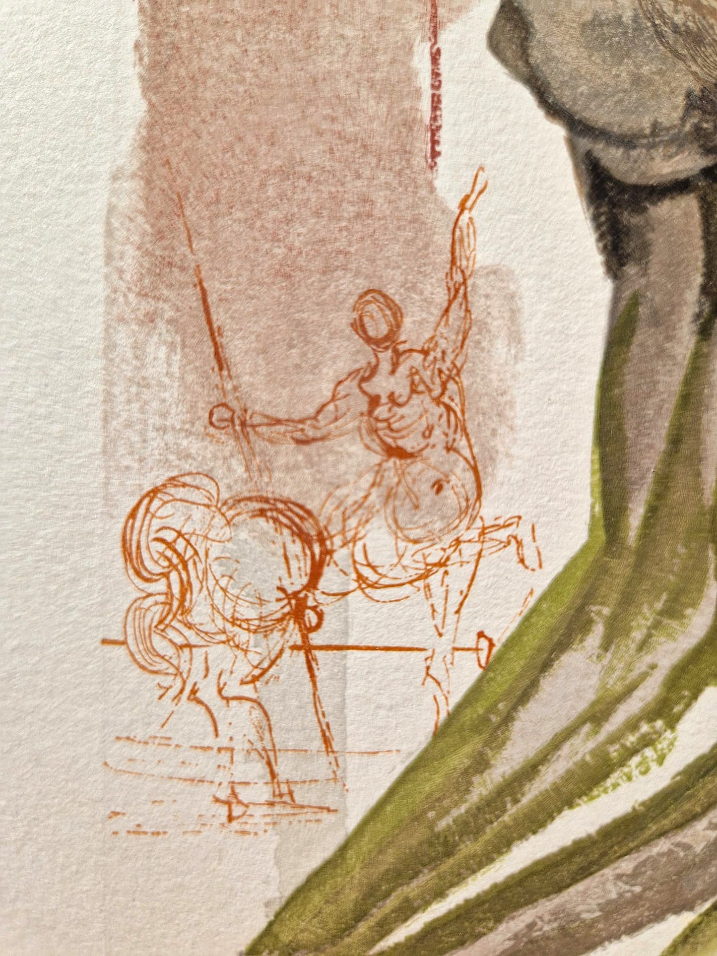 SALVADOR DALI - The Minotaur (Dante - Divine Comedy) (Unframed)