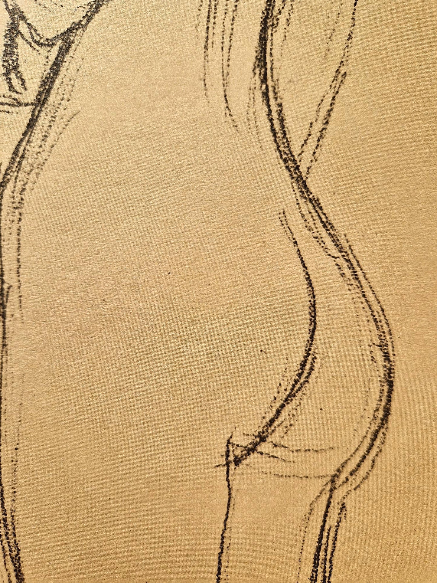 GUSTAV KLIMT – Stojaci ženský akt v profile I (Bez rámu), litografická tlač