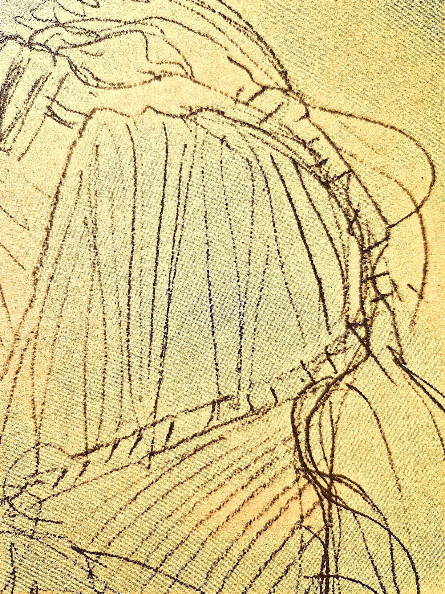 GUSTAV KLIMT – Adele Bloch-Bauer sediaca v kresle (bez rámu), litografická tlač