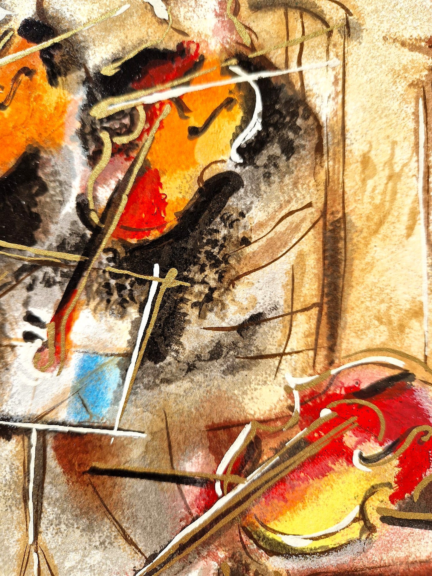 MICHAEL ROZENVAIN - Drawing Room Trio (Unframed) Serigraph