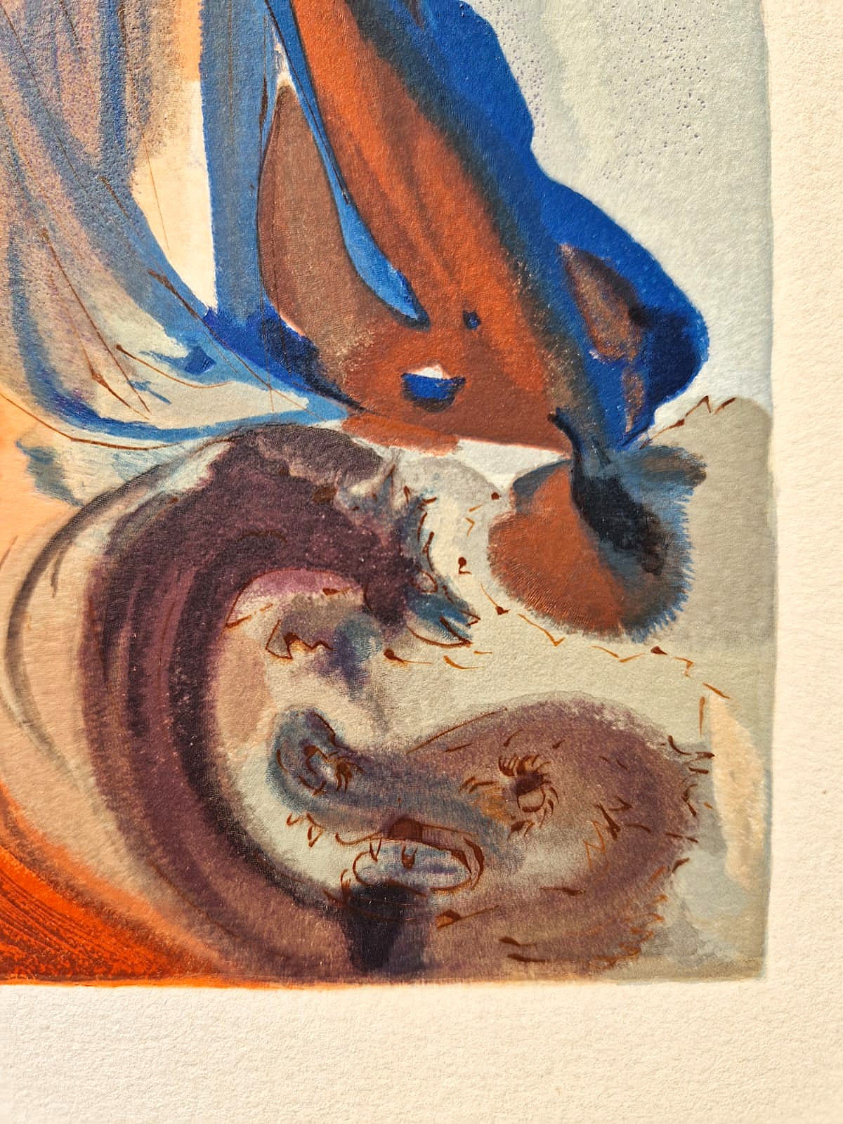 SALVADOR DALI -  The Ghost Spoken of Inferno (Dante - Divine Comedy) (Unframed)