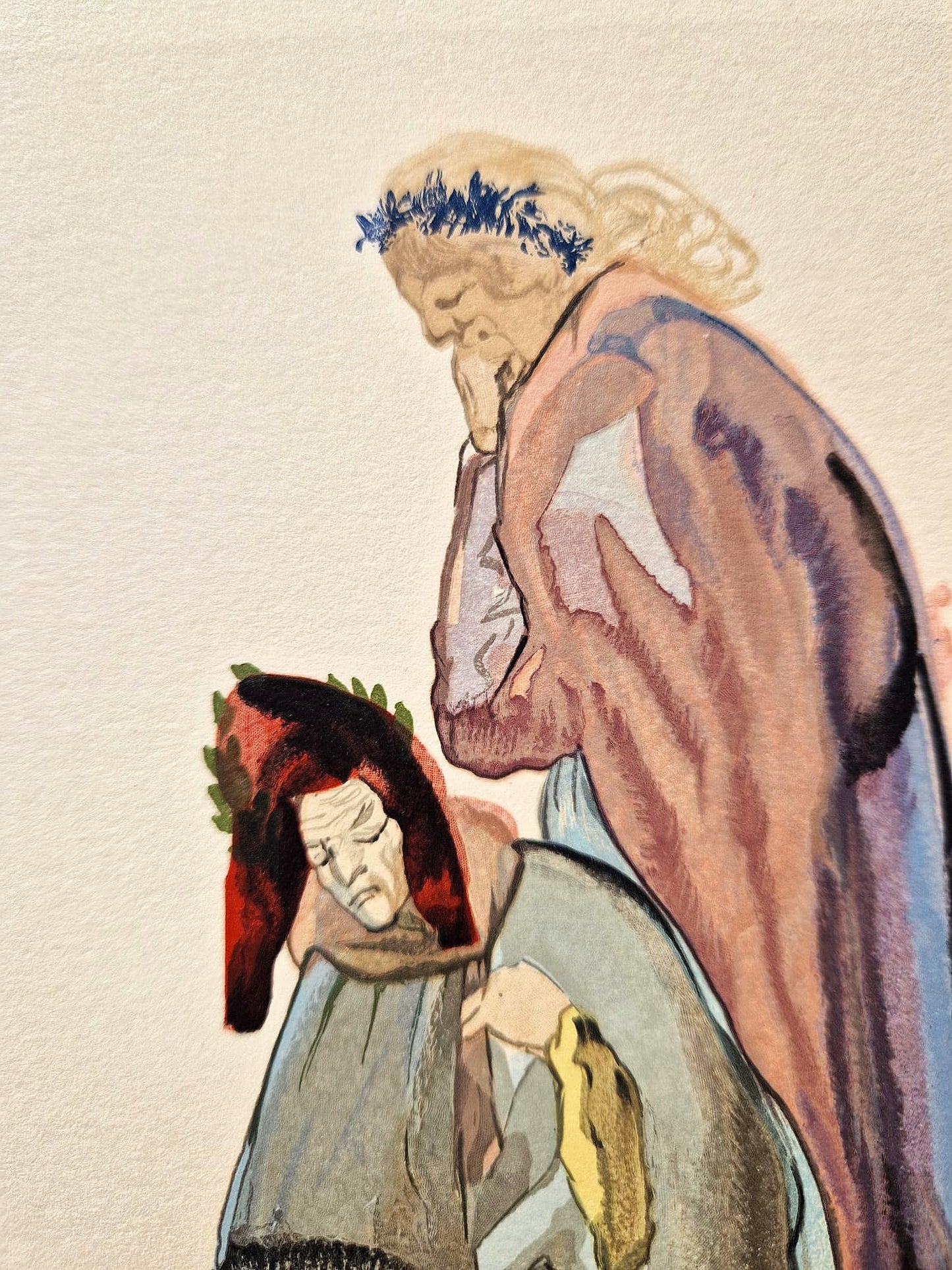 SALVADOR DALI - Sins of Treachery  (Dante - Divine Comedy) (Unframed)