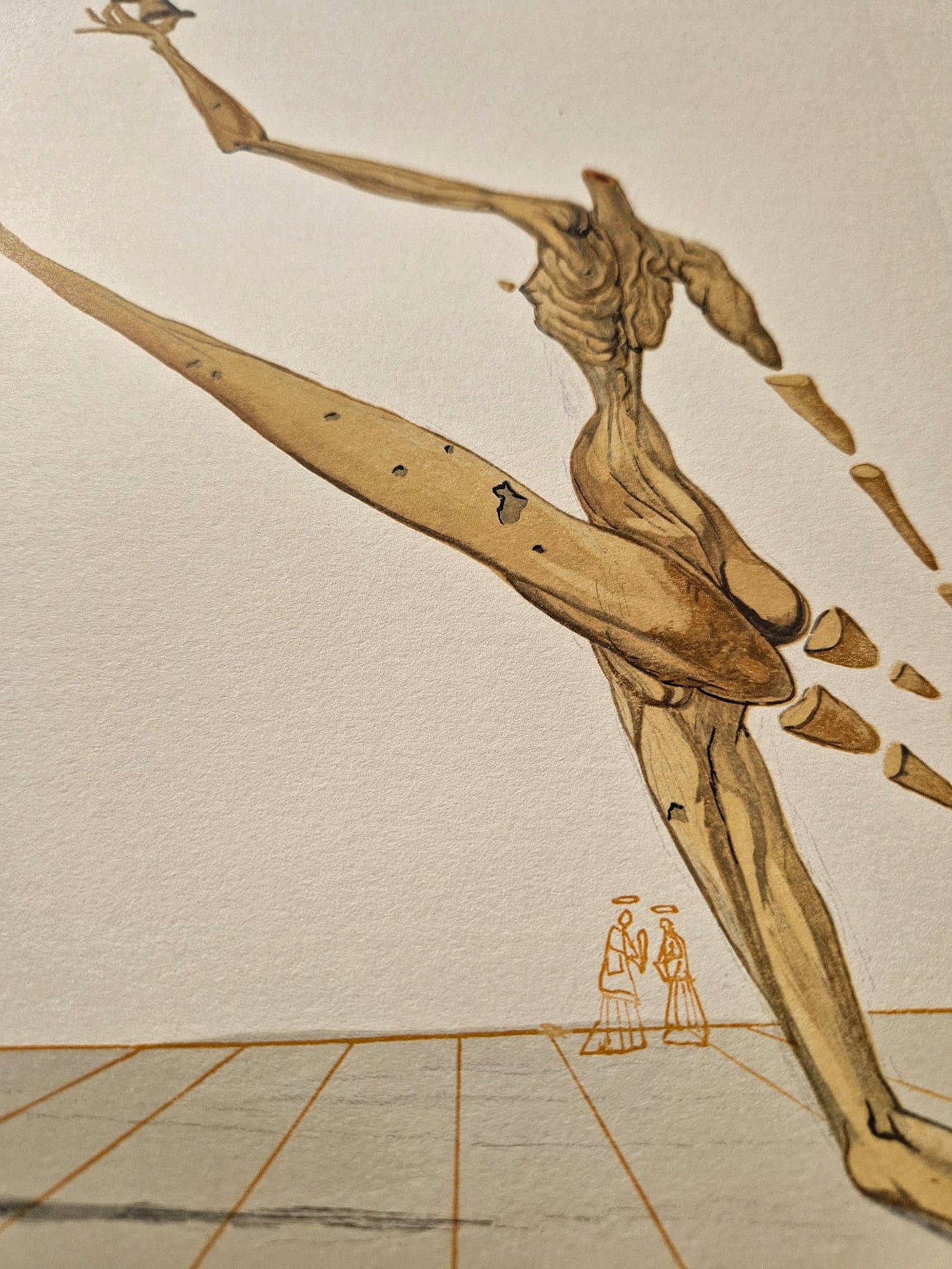 SALVADOR DALI - Bertrand de Born (Dante - Božská komédia) (Bez rámu) Drevoryt