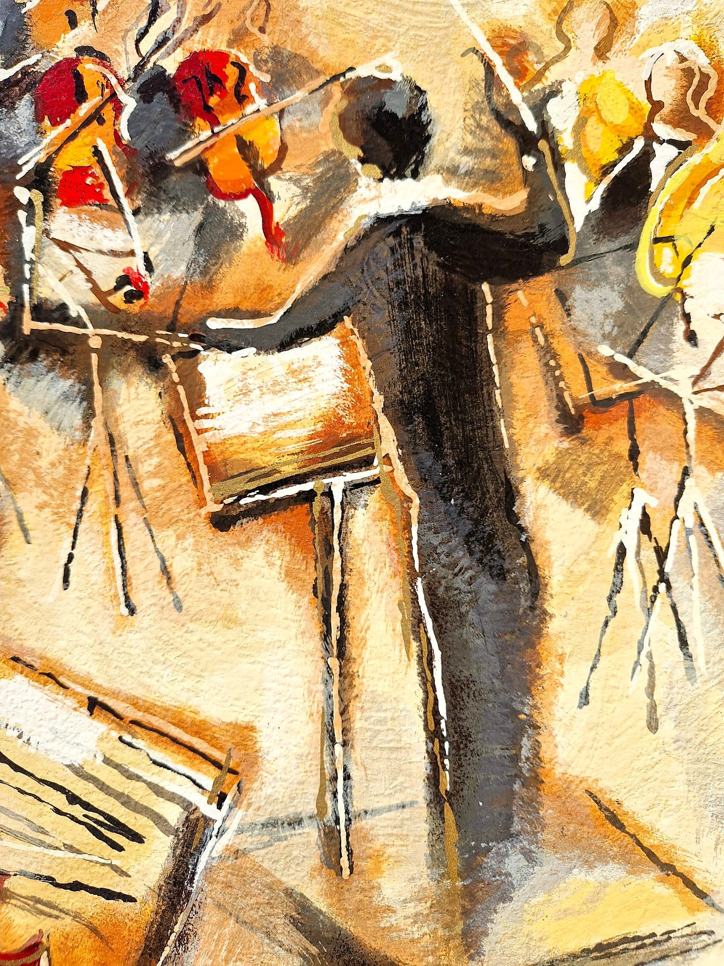 MICHAEL ROZENVAIN - The Baton (Unframed) Serigraph