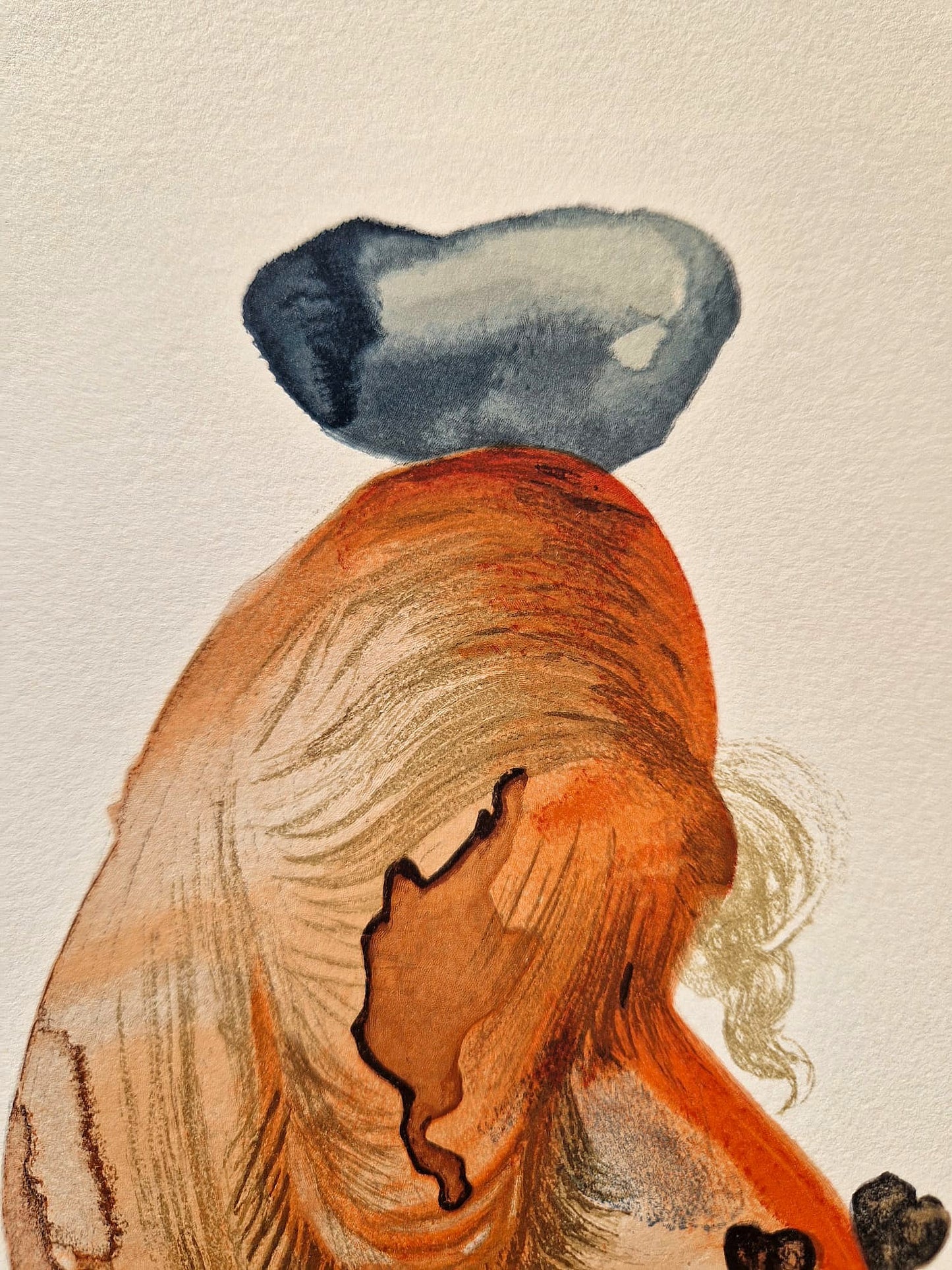 SALVADOR DALI - Podvodník (Dante - Božská komédia) (Bez rámu) Drevoryt