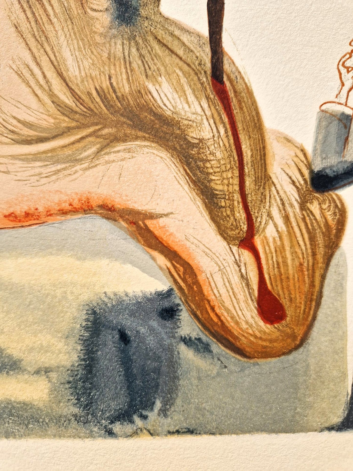 SALVADOR DALI - Podvodník (Dante - Božská komédia) (Bez rámu) Drevoryt