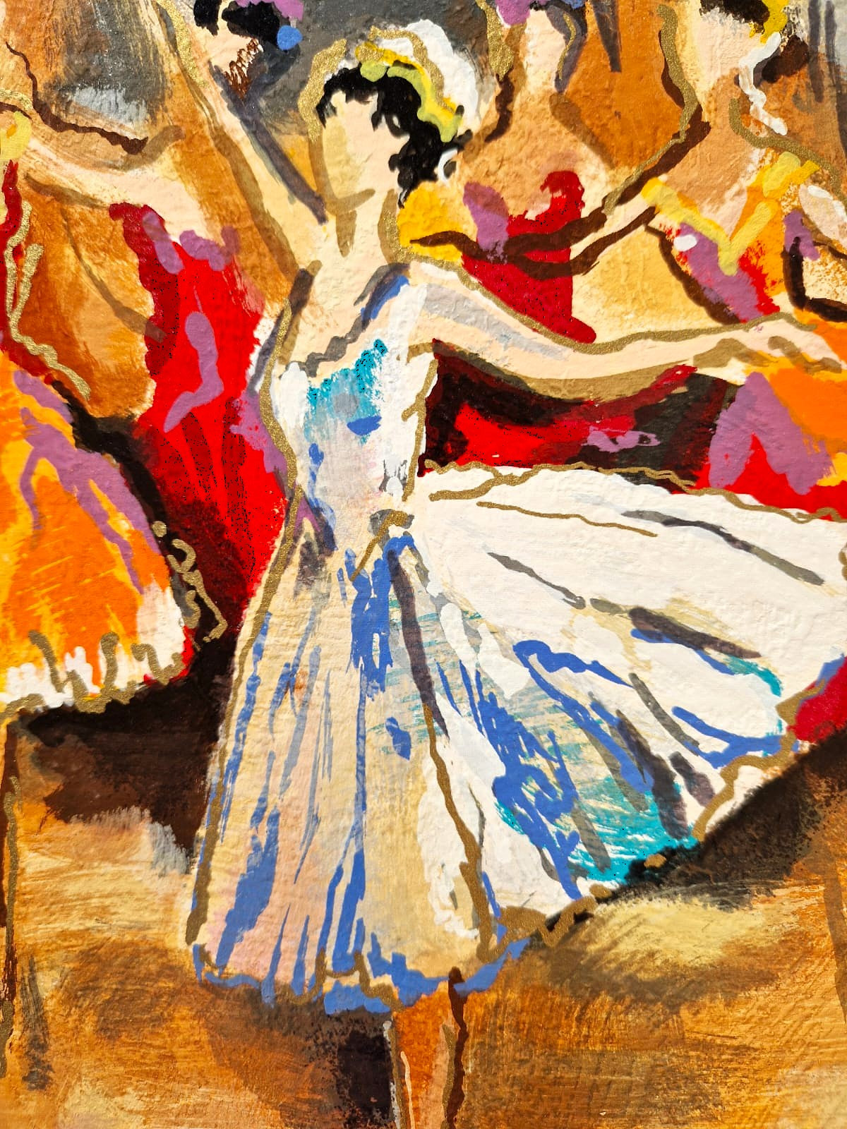 MICHAEL ROZENVAIN - Poetic Movement (Unframed) Serigraph