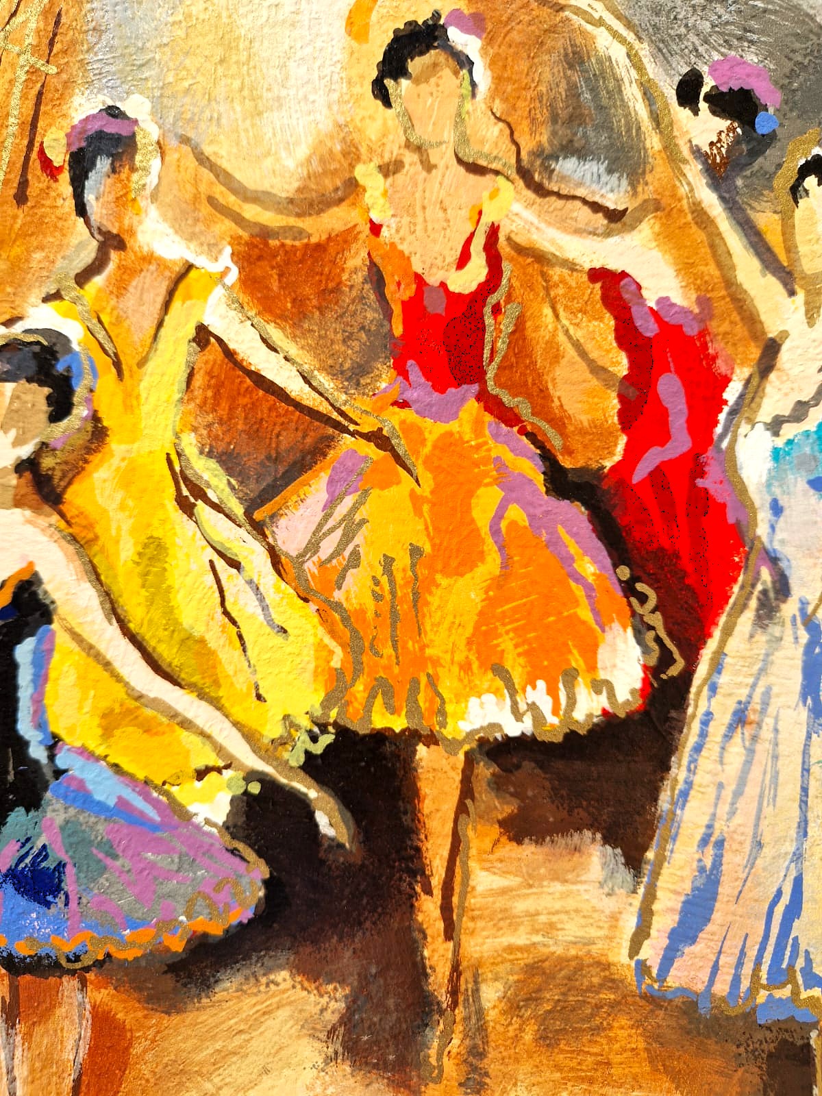 MICHAEL ROZENVAIN - Poetic Movement (Unframed) Serigraph