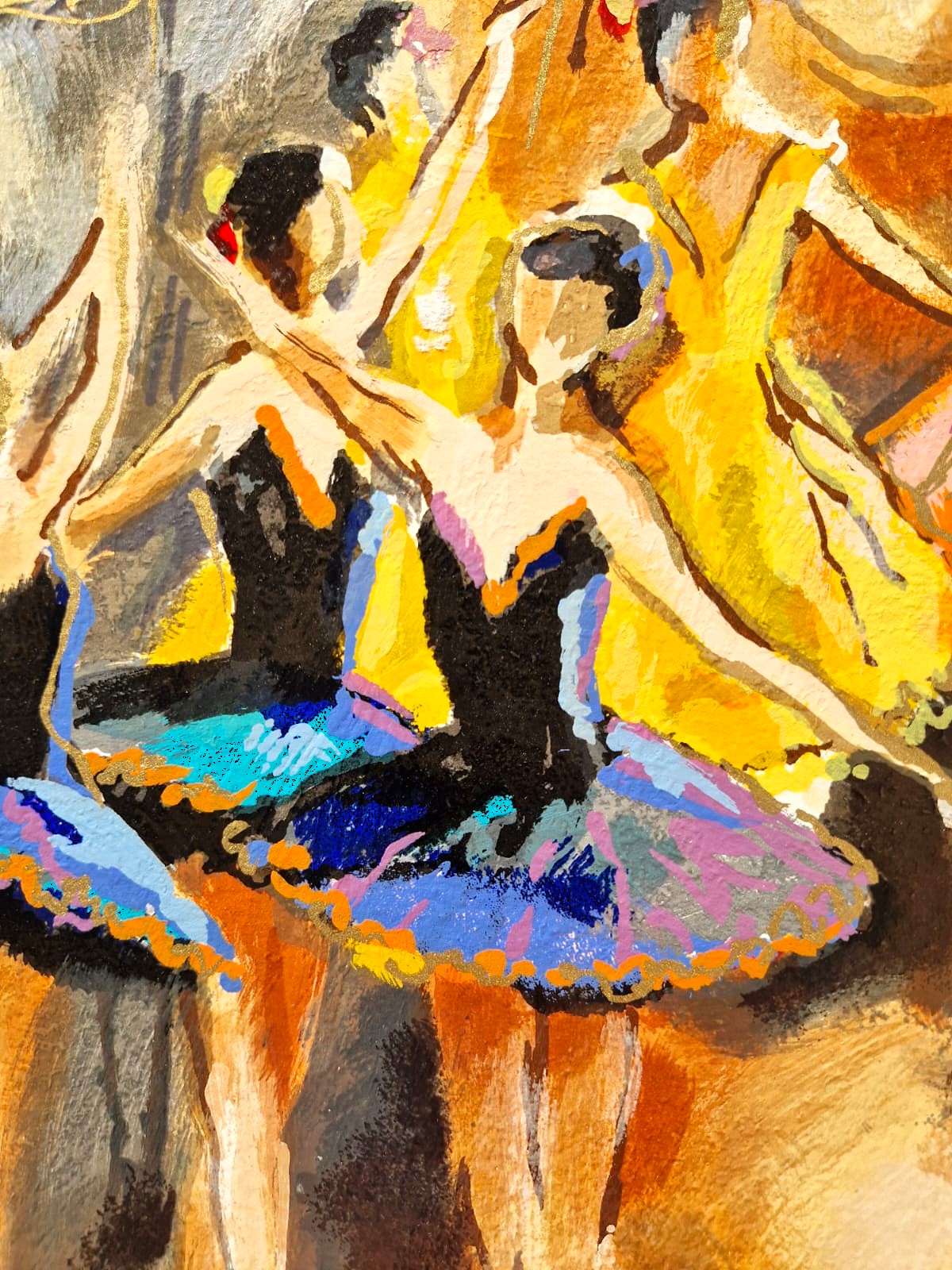 MICHAEL ROZENVAIN - Poetic Movement (Unframed) Serigraph