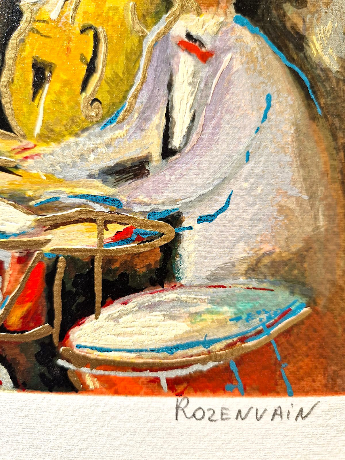 MICHAEL ROZENVAIN - Miami Nights (Unframed) Serigraph