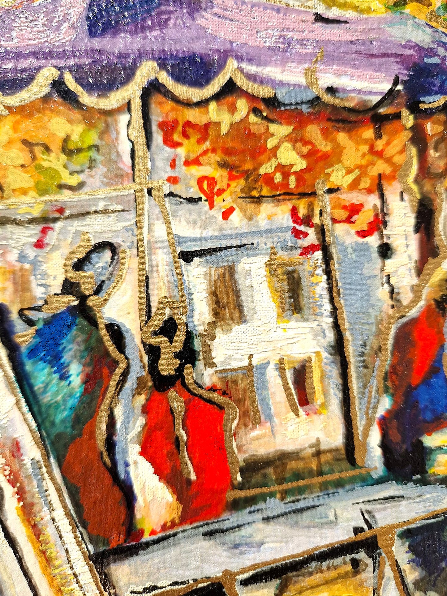 MICHAEL ROZENVAIN - Artistic Plaza (Unframed) Serigraph