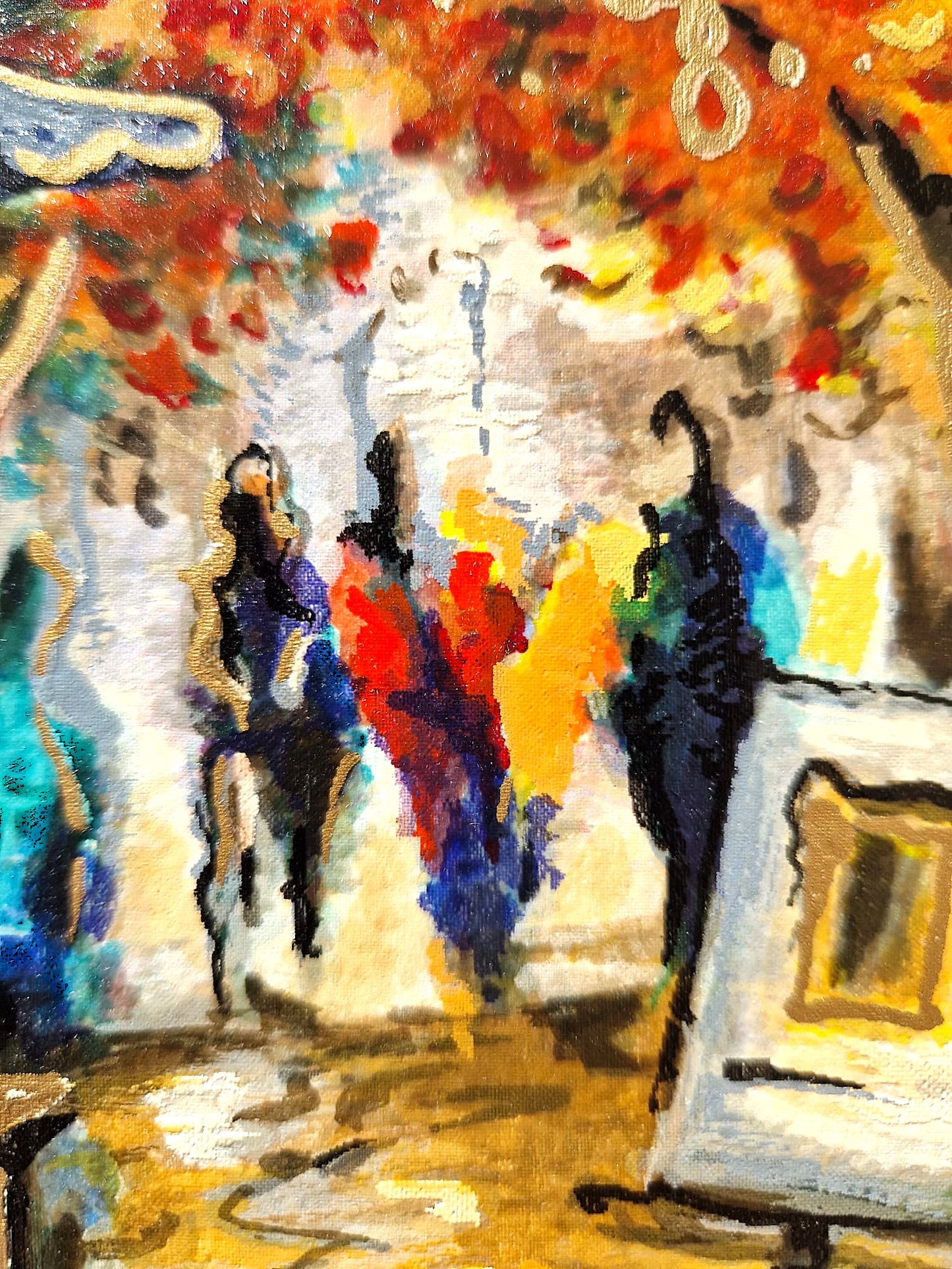 MICHAEL ROZENVAIN - Artistic Plaza (Unframed) Serigraph