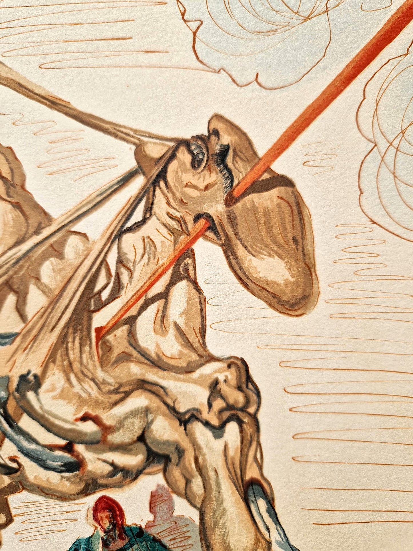 SALVADOR DALI - Ôsmy kruh pekla (Dante - Božská komédia) (Bez rámu)