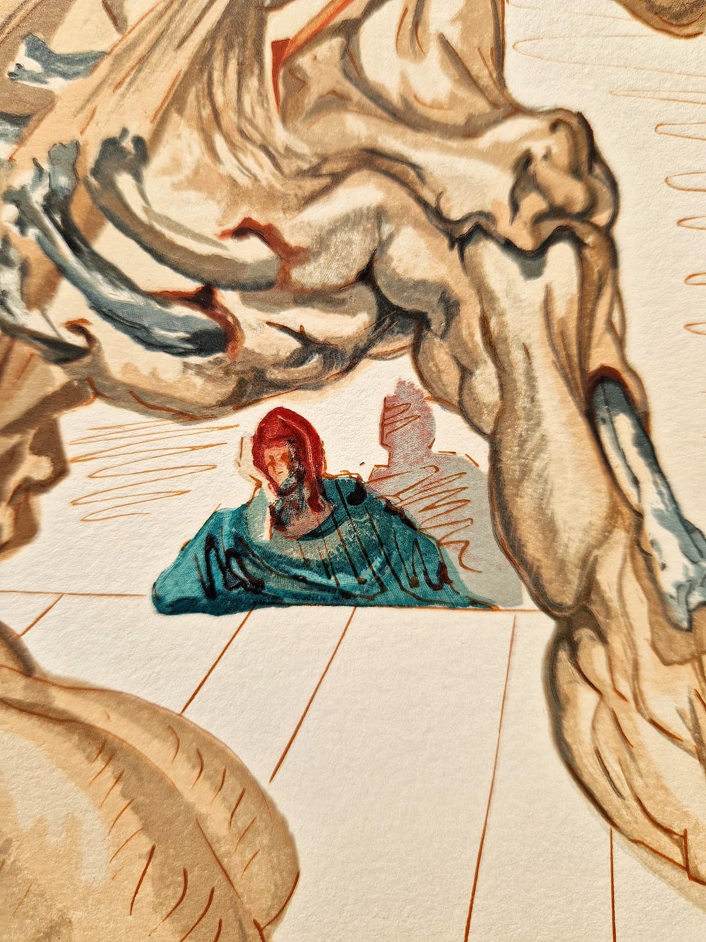 SALVADOR DALI - Ôsmy kruh pekla (Dante - Božská komédia) (Bez rámu)