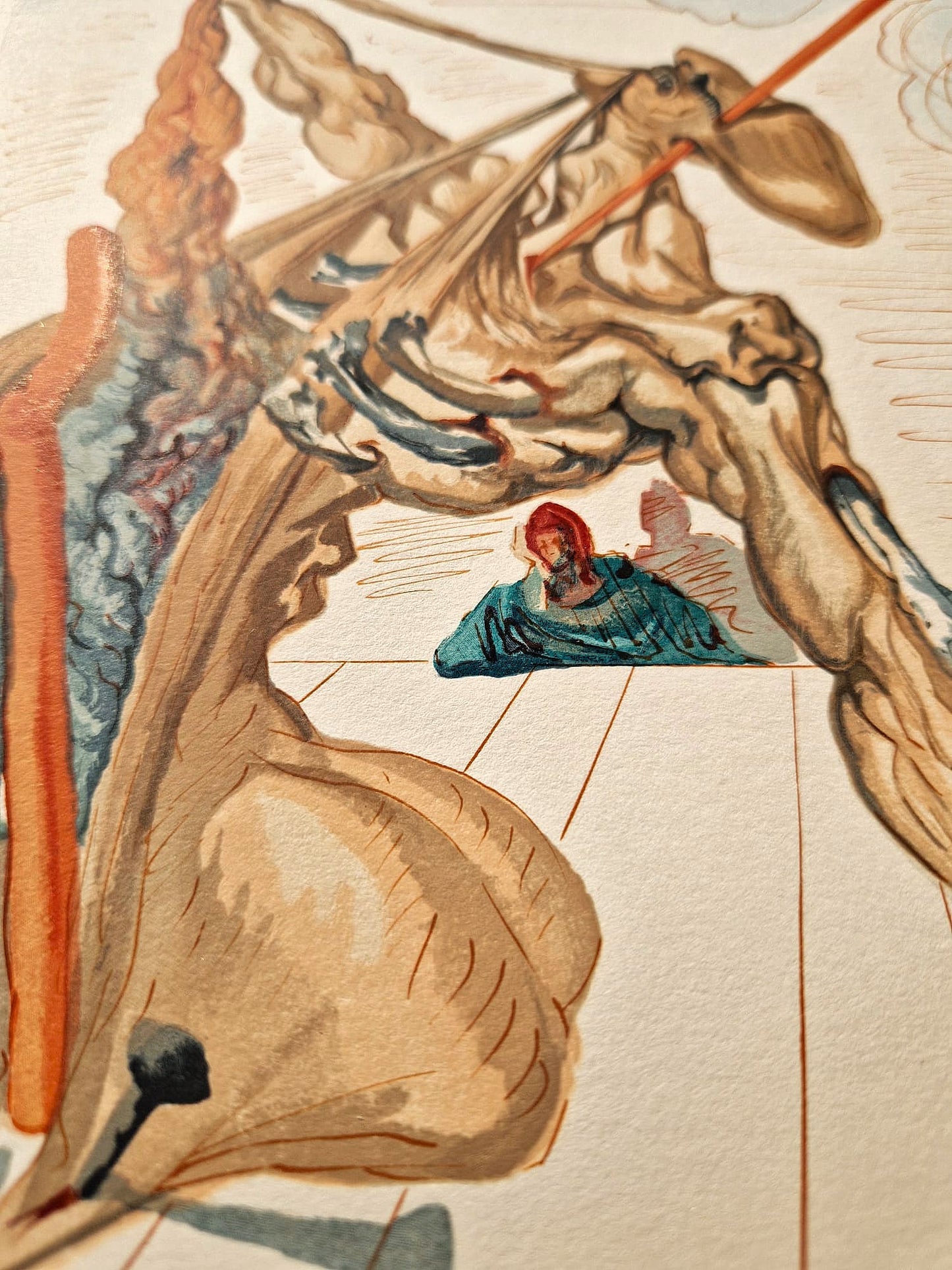 SALVADOR DALI - Ôsmy kruh pekla (Dante - Božská komédia) (Bez rámu)