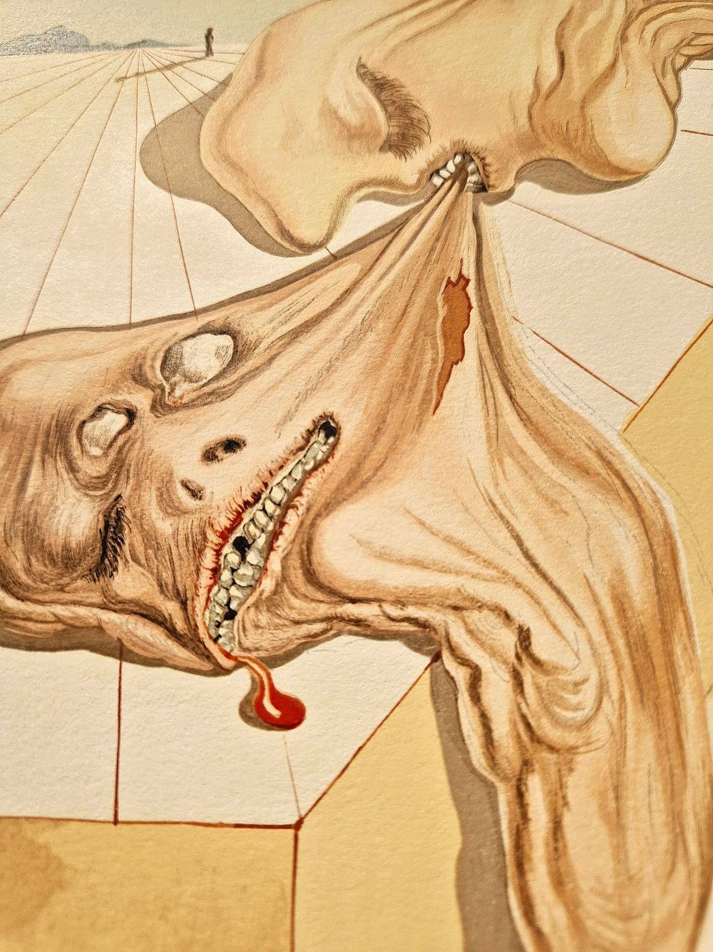 SALVADOR DALI - Men Who Devour Each Other (Dante - Divine comedy) (Unframed)