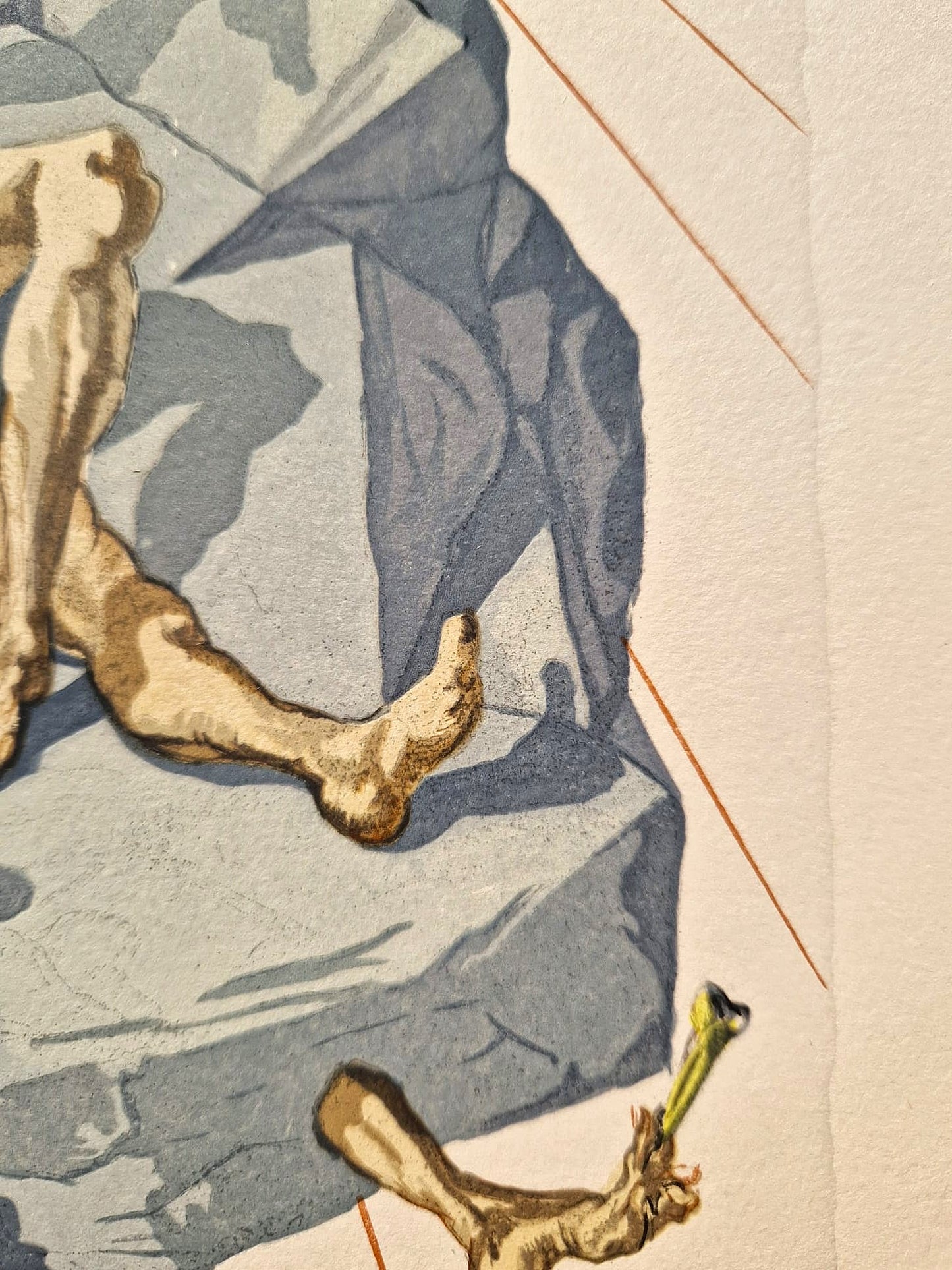 SALVADOR DALI - Simony Punishment (Dante - Divine Comedy) (Unframed)