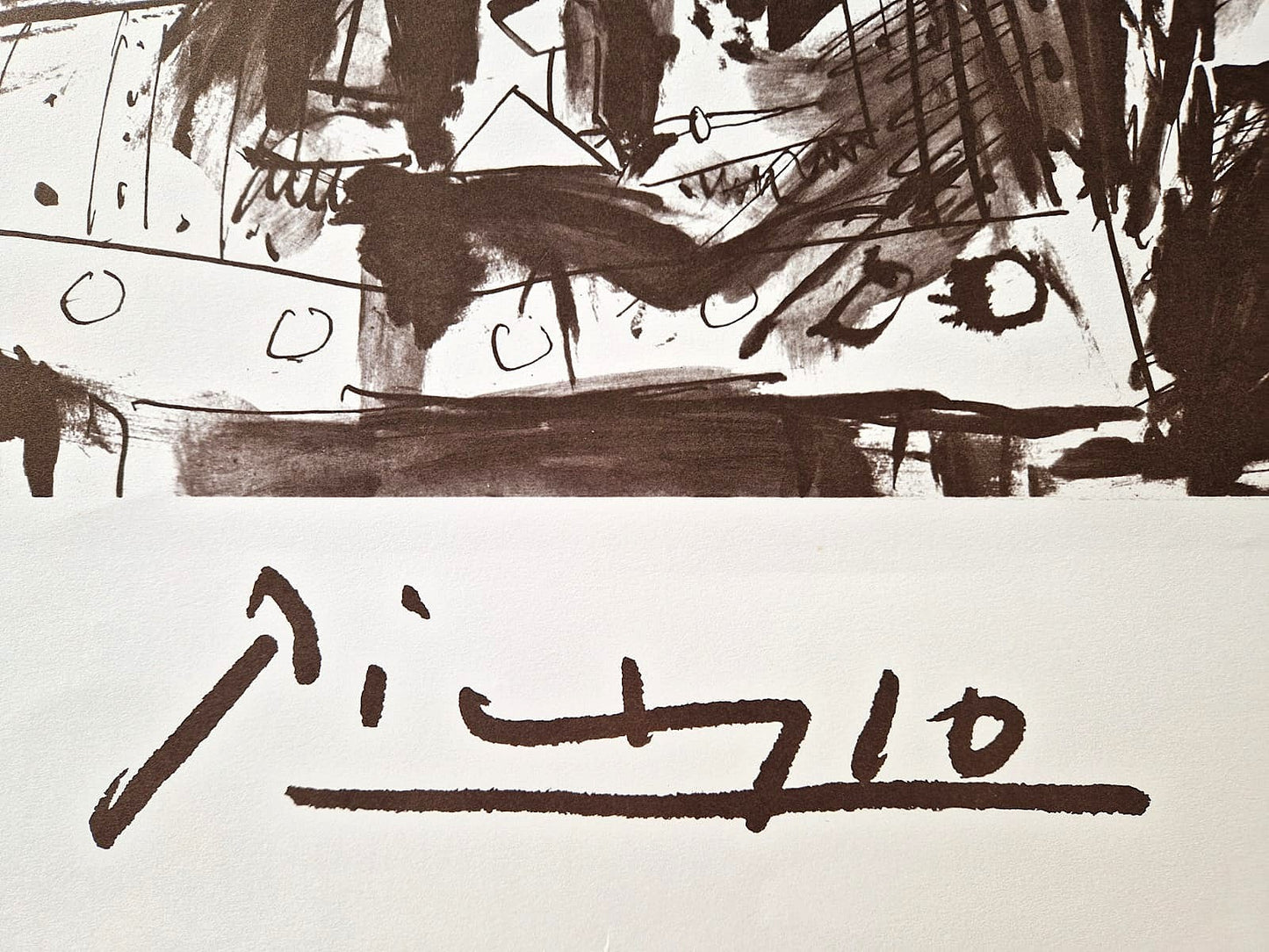 PABLO PICASSO - Cavalier en Armure (Unframed) Lithograph