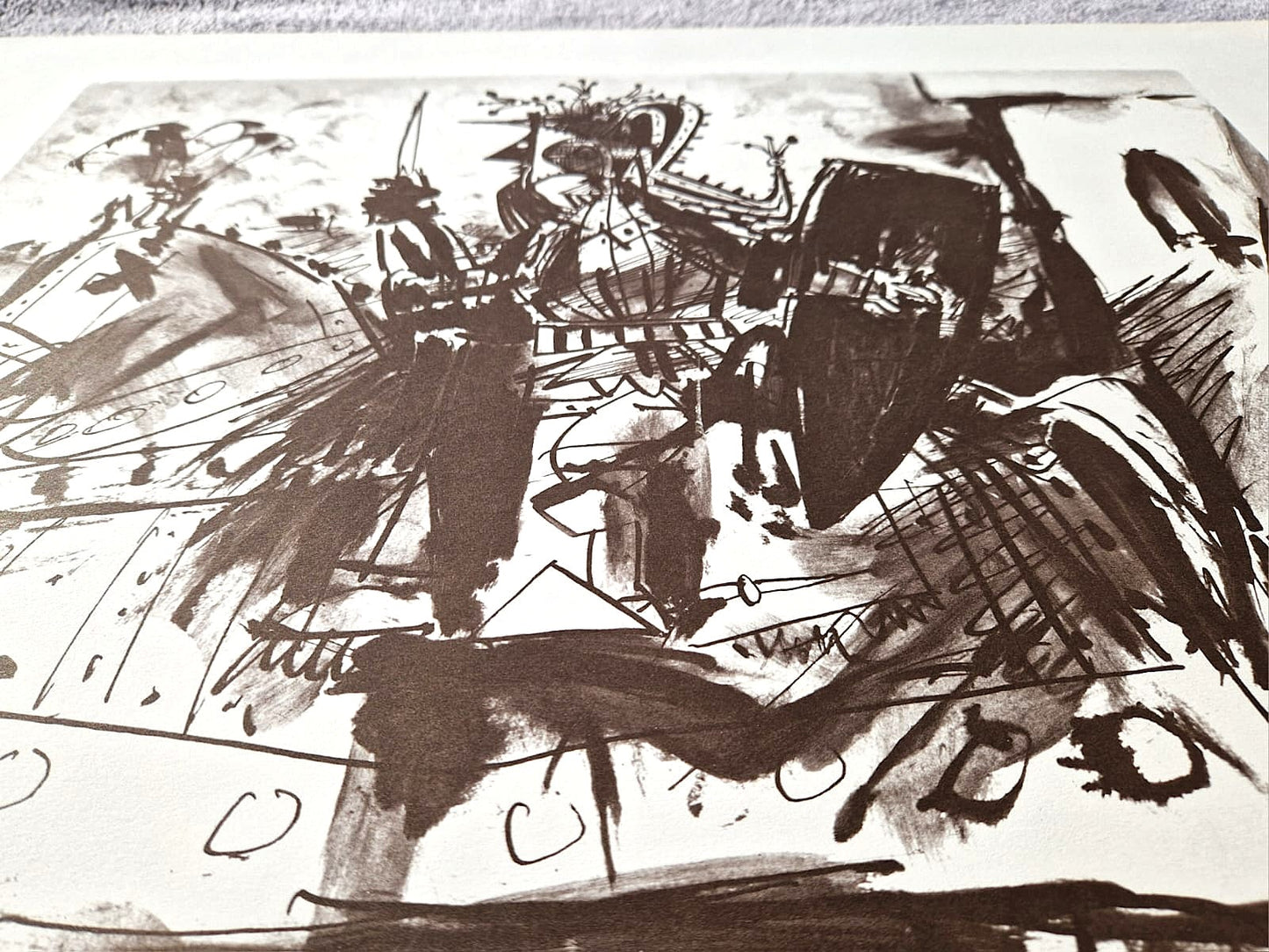 PABLO PICASSO - Cavalier en Armure (Unframed) Lithograph