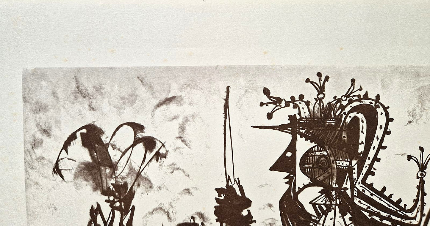 PABLO PICASSO - Cavalier en Armure (Unframed) Lithograph