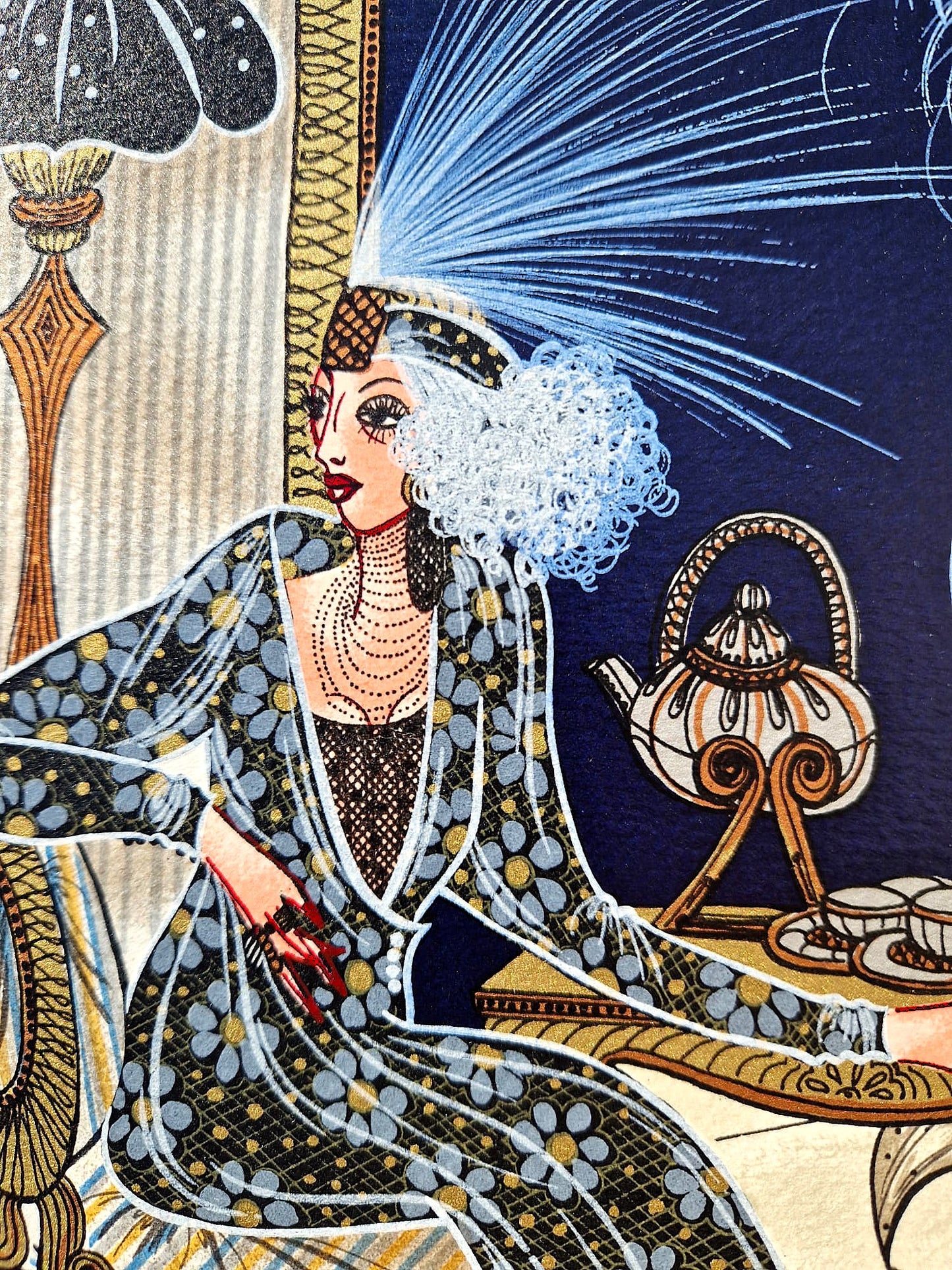 MIRIAM DAUBER - Le Salon (Unframed), Lithograph