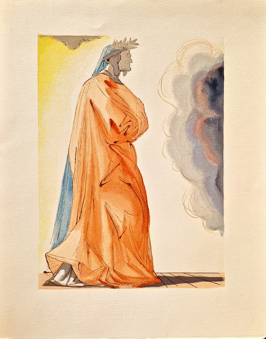SALVADOR DALI - Dante at the Entrance to Paradise (Dante - Divine Comedy) (Unframed)