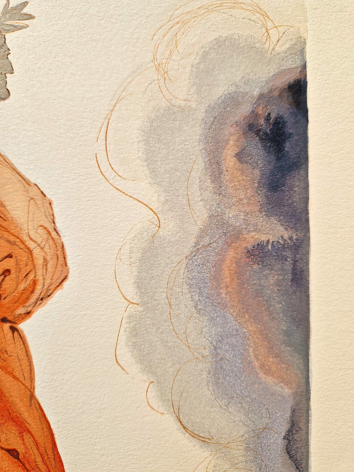 SALVADOR DALI - Dante at the Entrance to Paradise (Dante - Divine Comedy) (Unframed) Woodcut