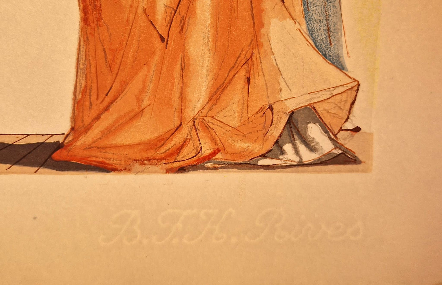 SALVADOR DALI - Dante at the Entrance to Paradise (Dante - Divine Comedy) (Unframed) Woodcut