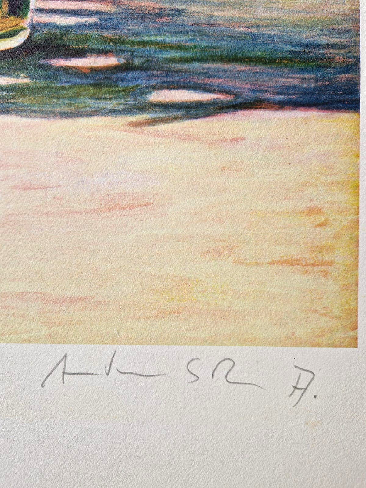 ANDREAS SCHOLZ - Celery and Tomato (Unframed), Lithograph