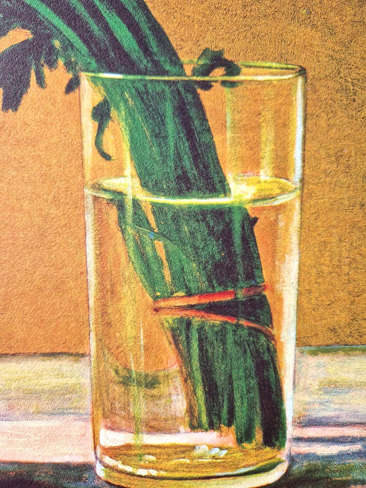 ANDREAS SCHOLZ - Celery and Tomato (Unframed), Lithograph