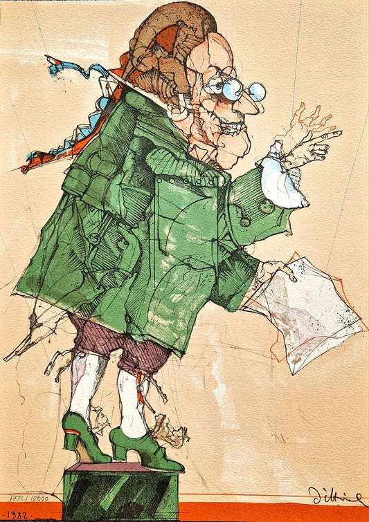 SIMON DITTRICH - The Lord Judge (Unframed), Lithograph