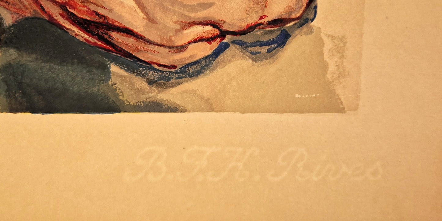 SALVADOR DALI - Beatrice Resolves Dante's Doubts ( Dante-Divine Comedy) (Unframed)