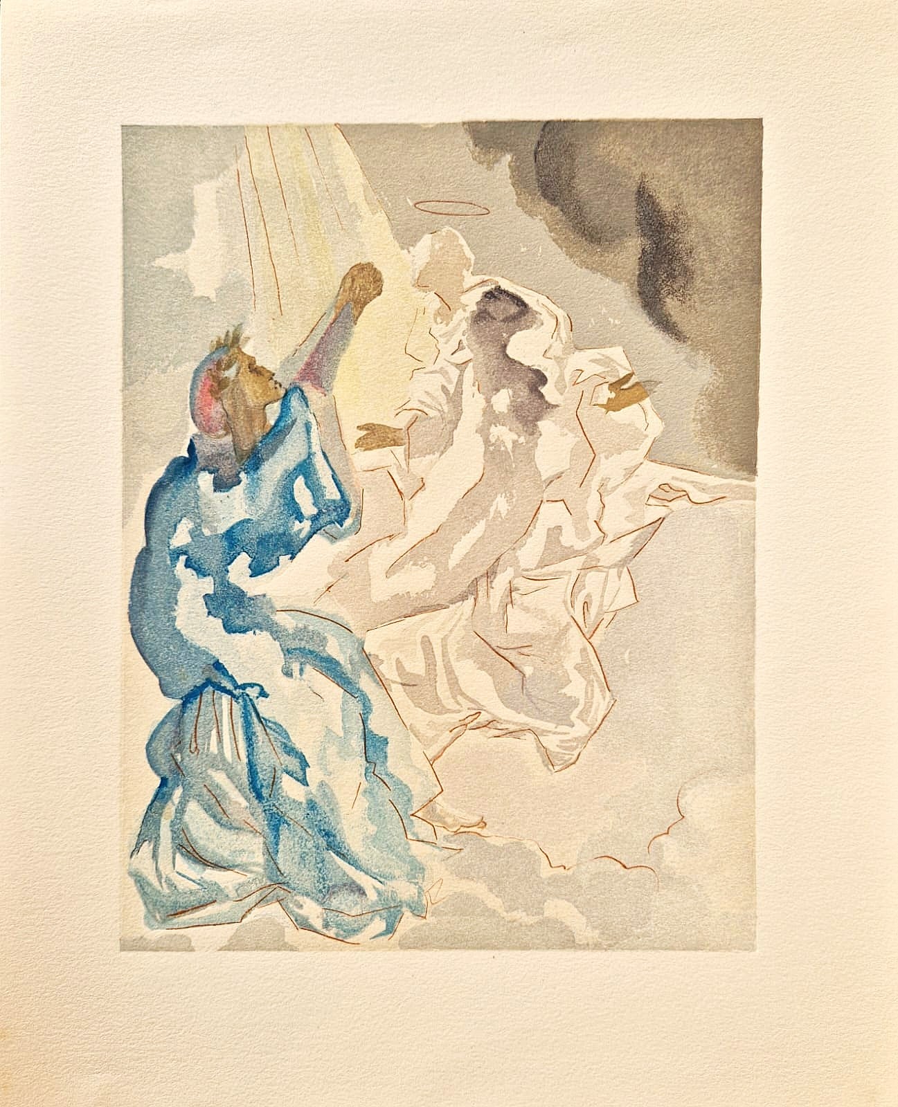 SALVADOR DALI - Pohľad na Beatrice (Dante - Božská komédia) (Bez rámu)