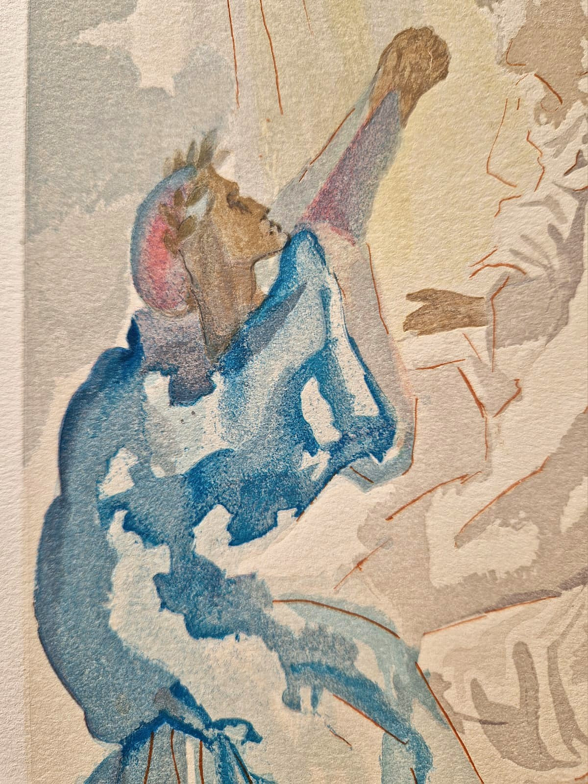 SALVADOR DALI - Pohľad na Beatrice (Dante - Božská komédia) (Bez rámu)