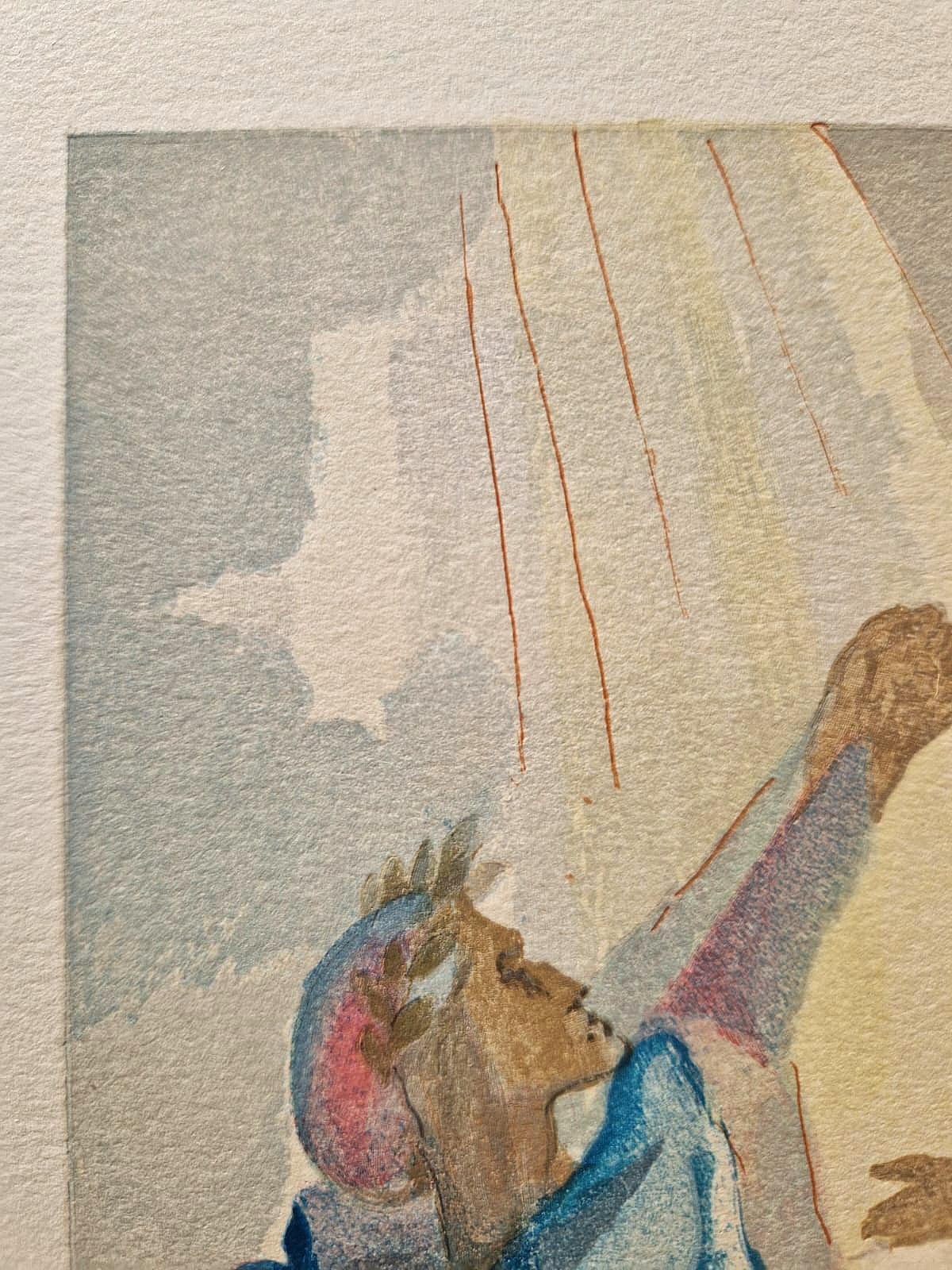 SALVADOR DALI - Pohľad na Beatrice (Dante - Božská komédia) (Bez rámu)