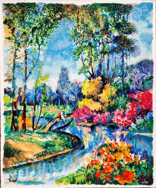 DIMITRI POLAK - Meeting by the Lac (Unframed) Serigraph