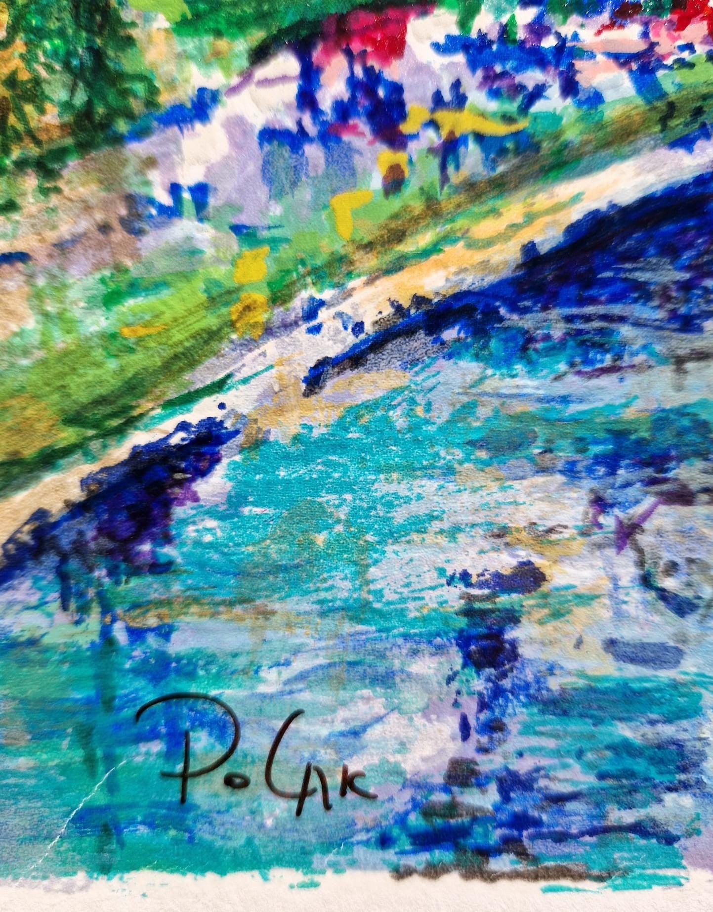 DIMITRI POLAK - Piknik v Provensálsku (Bez rámu) Sieťotlač