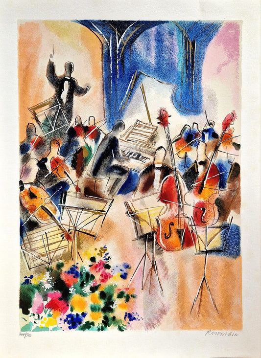 MICHAEL ROZENVAIN - Afternoon Recital (Unframed) Serigraph