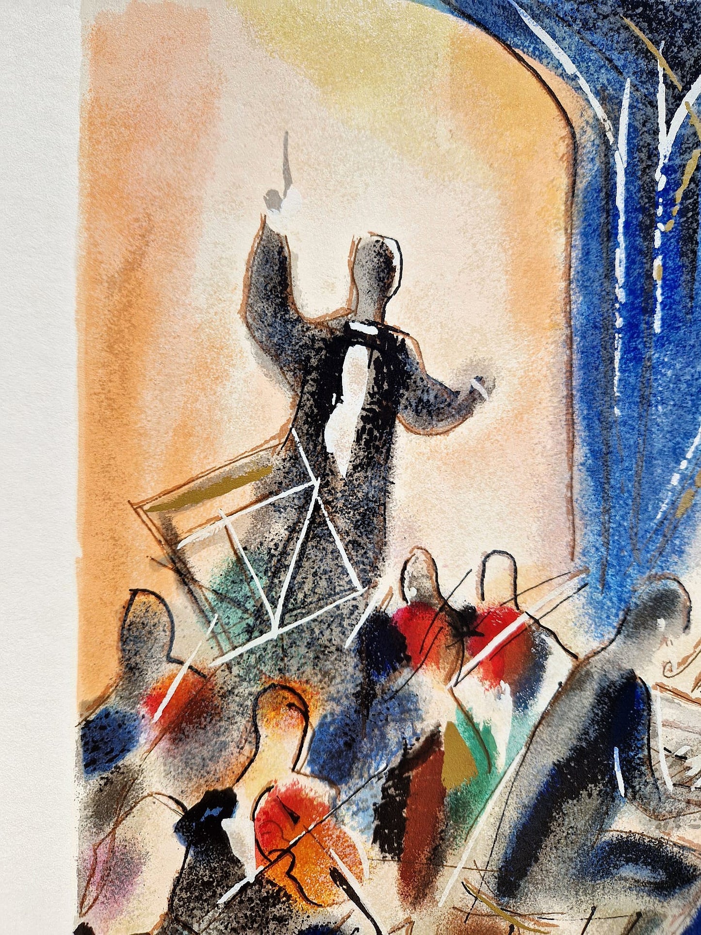 MICHAEL ROZENVAIN - Afternoon Recital (Unframed) Serigraph