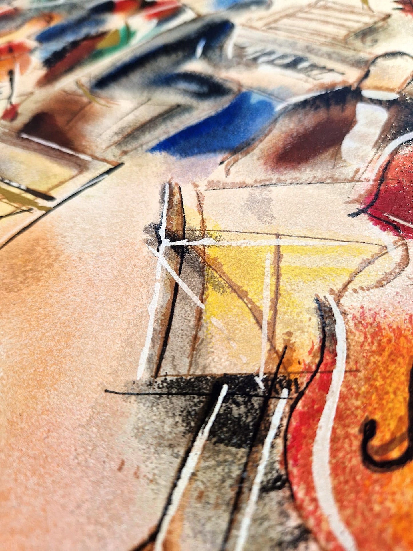 MICHAEL ROZENVAIN - Afternoon Recital (Unframed) Serigraph