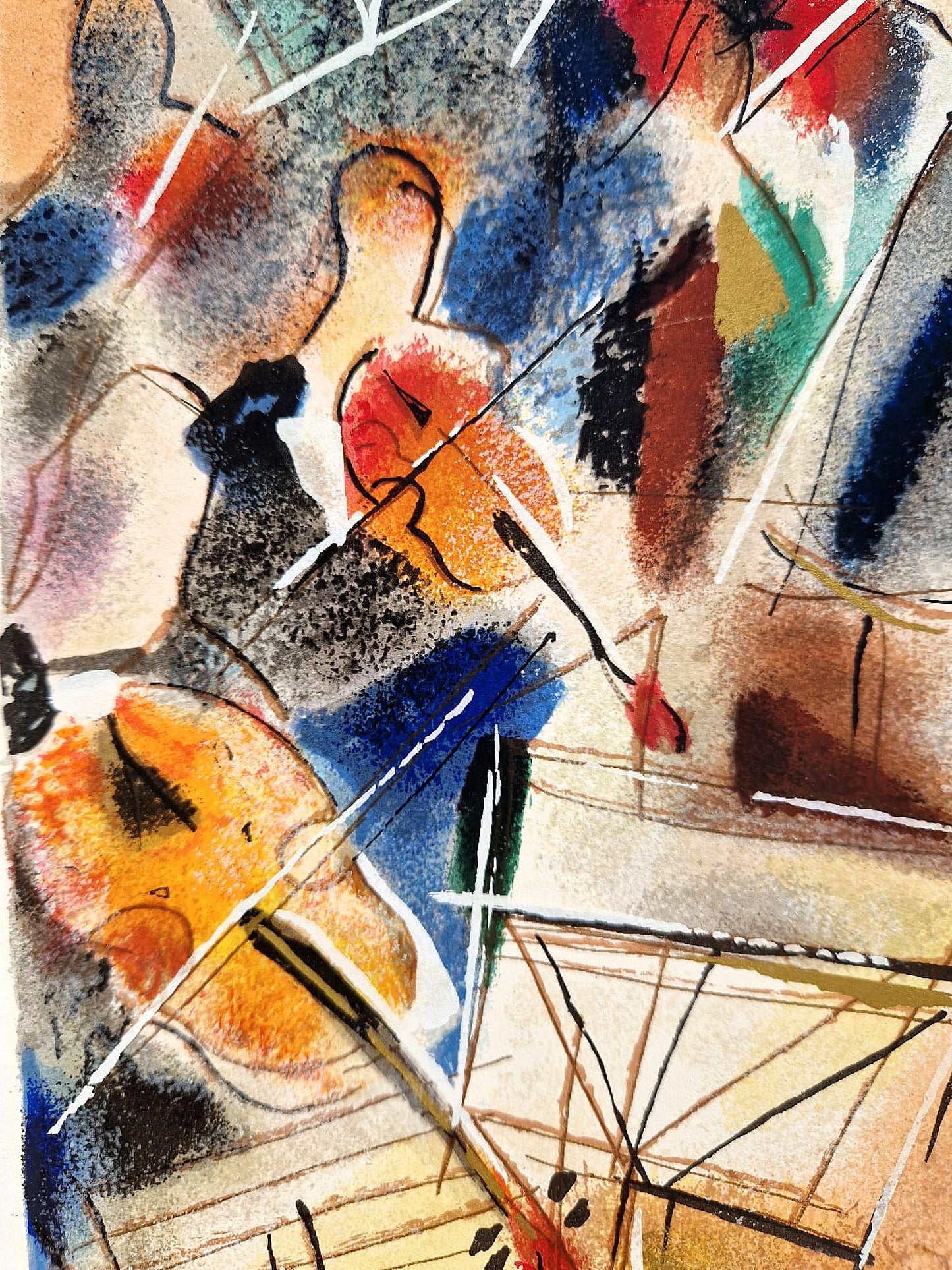 MICHAEL ROZENVAIN - Afternoon Recital (Unframed) Serigraph