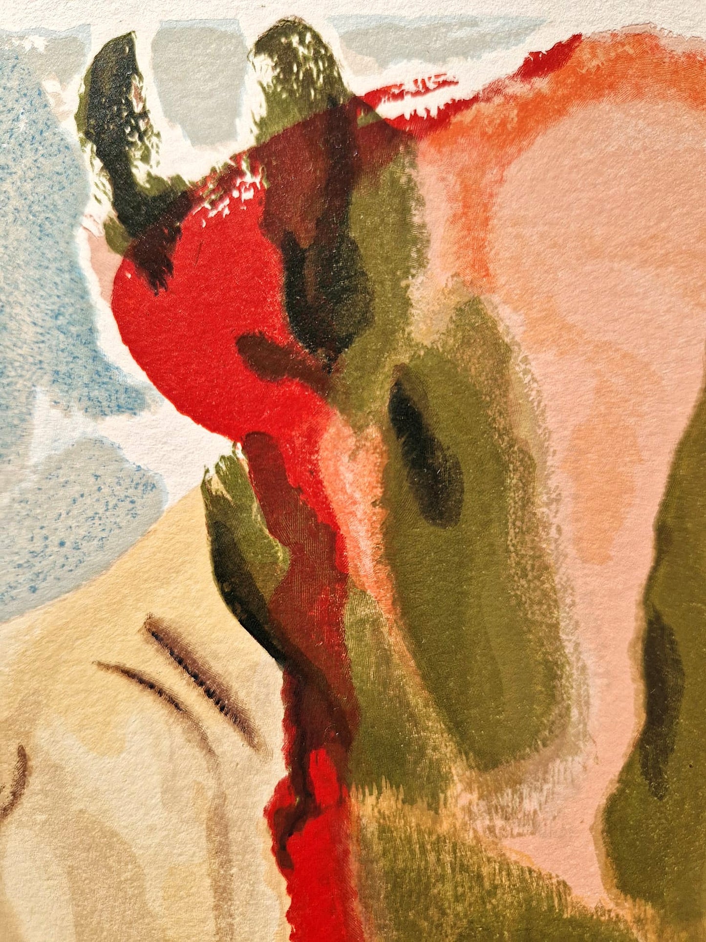 SALVADOR DALI - Dante in Doubt (Dante - Divine Comedy) (Unframed)