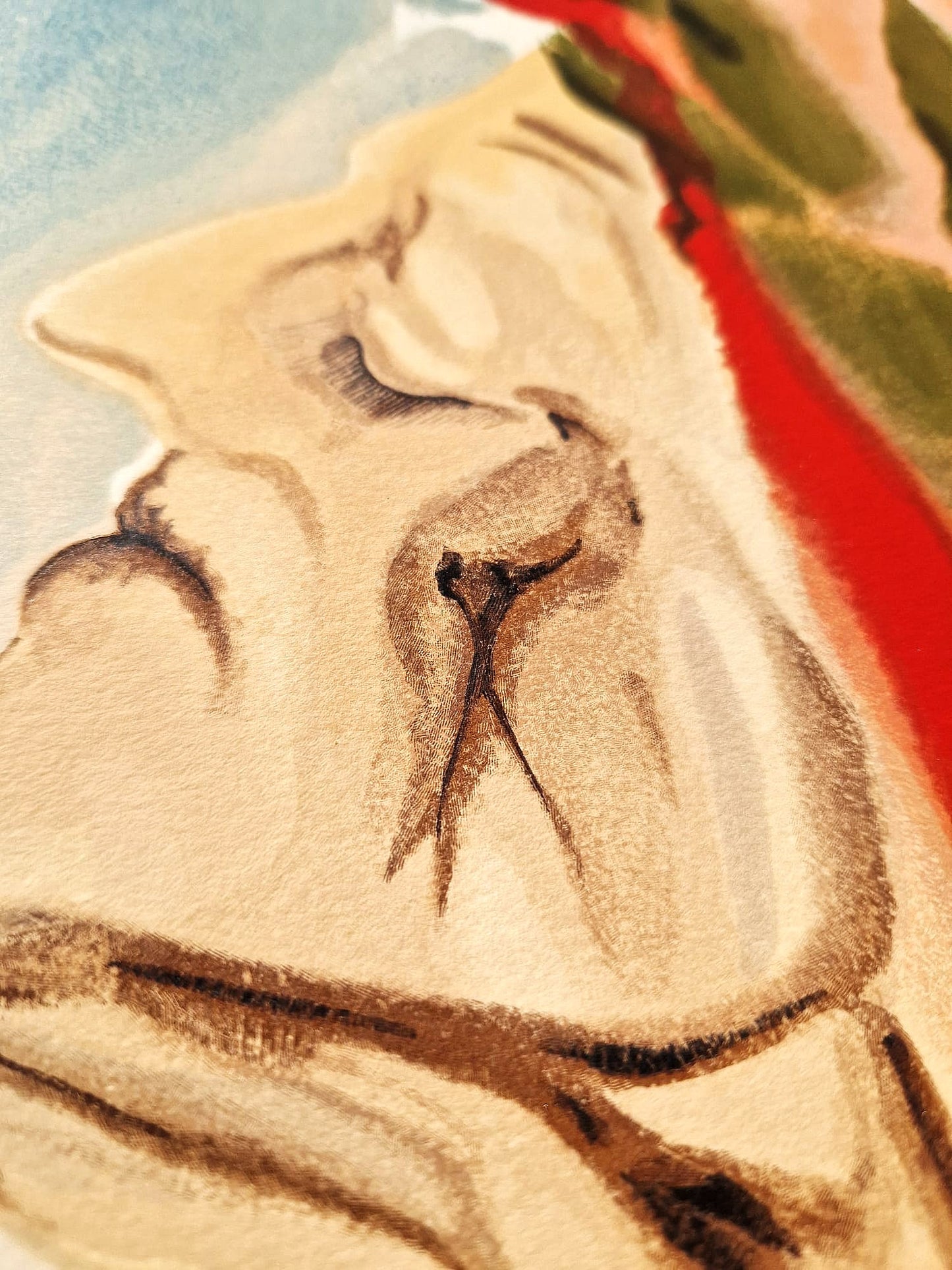 SALVADOR DALI - Dante in Doubt (Dante - Divine Comedy) (Unframed)