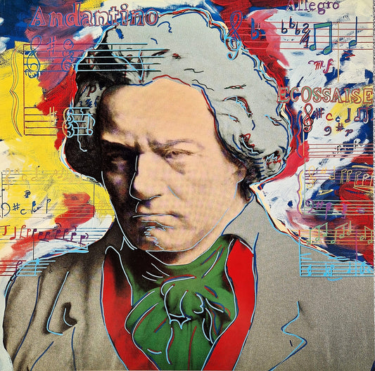 MARTIN LAWRENCE (Gallery) – Beethoven (Unframed), Offset Lithograph with Serigraph overlays