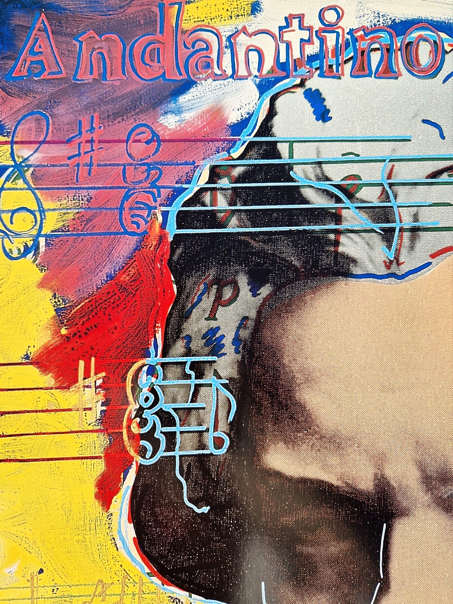 MARTIN LAWRENCE (Gallery) – Beethoven (Unframed), Offset Lithograph with Serigraph overlays