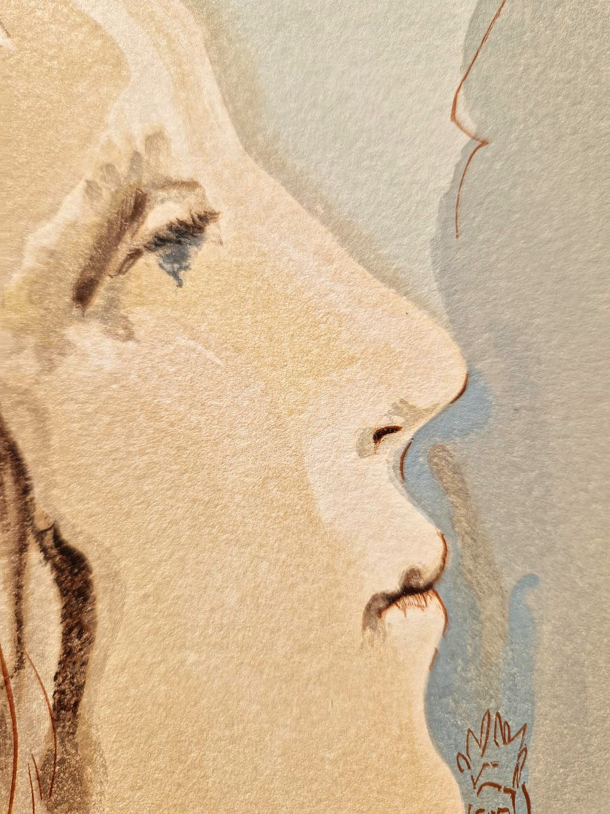 SALVADOR DALI - Krása Beatrice (Dante - Božská komédia) (Bez rámu) Drevoryt